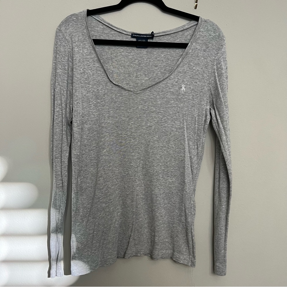 Ralph Lauren Sport Women's Grey Blouse XL
